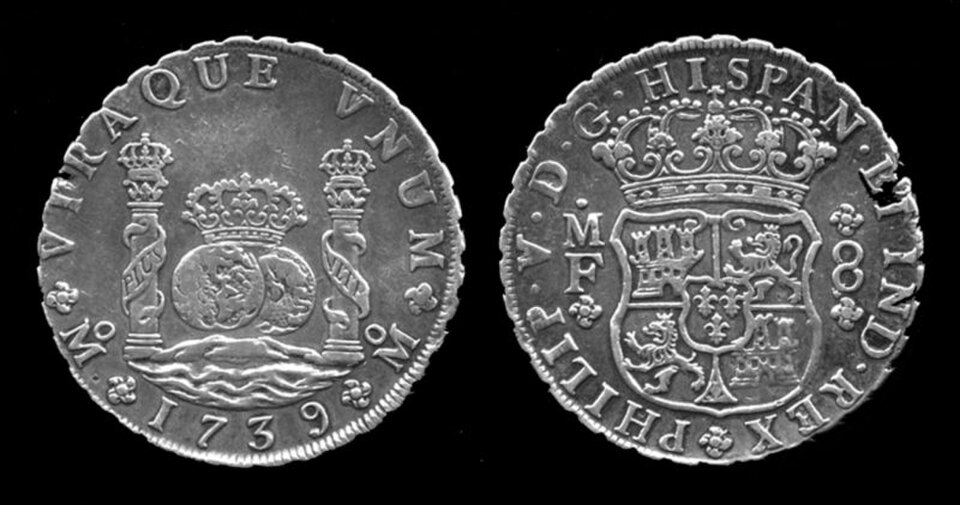 Monedas de plata españolas más valiosas: las joyas que todo coleccionista quiere Moneda de plata española Felipe V, 8 Reales México, siglo XVIII, una de las más valiosas de la numismática colonial