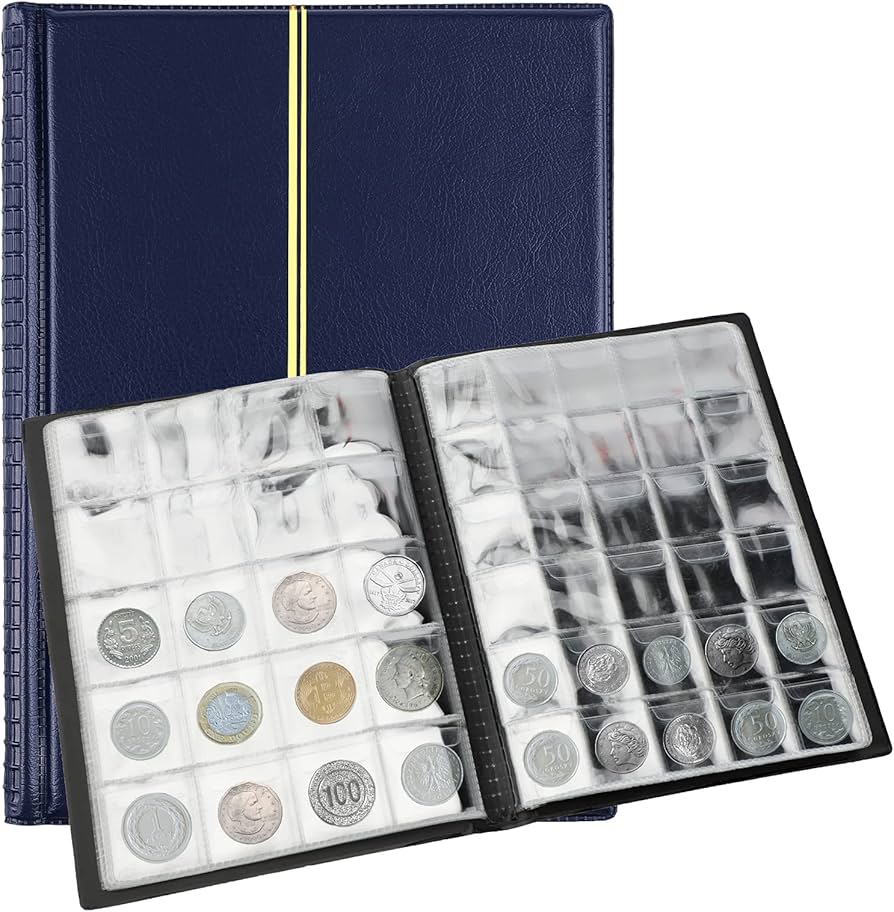 Cómo empezar una colección de monedas con poco dinero Álbum numismático básico para guardar monedas de colección