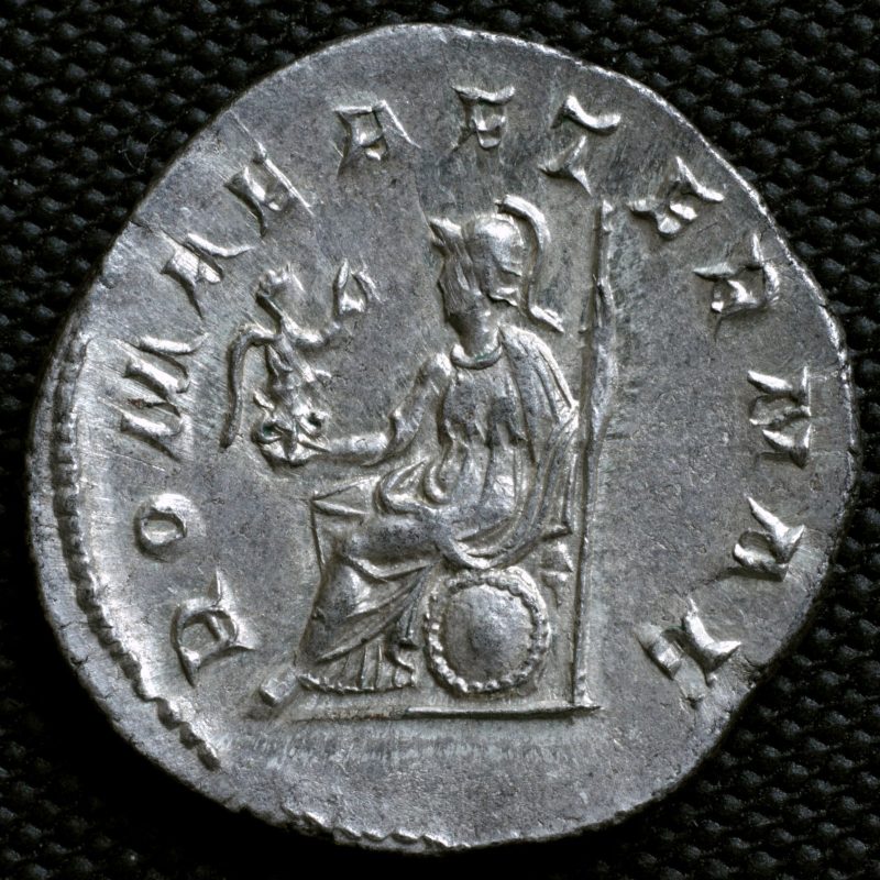 Reverso de un antoniniano de Filipo el Árabe